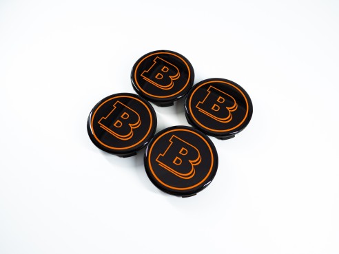 Orange Brabus Emblem Logo Set for Mercedes G class W463a W464 G63