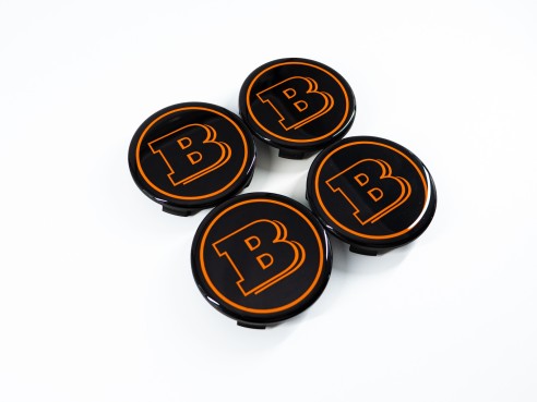 Orange Brabus Emblem Logo Set for Mercedes G class W463a W464 G63