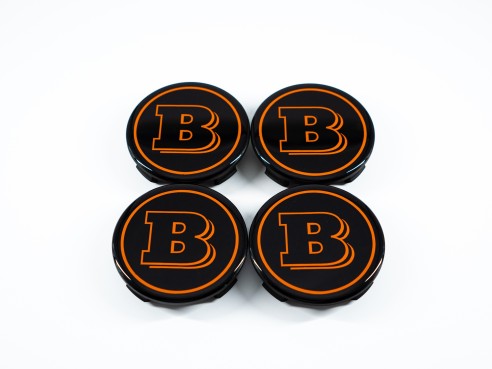 Orange Brabus Emblem Logo Set for Mercedes G class W463a W464 G63