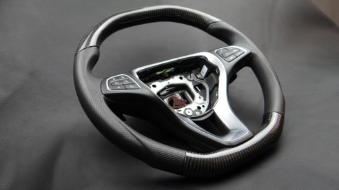 Mercedes-Benz E-Class W212 Steering Wheel Carbon Leather