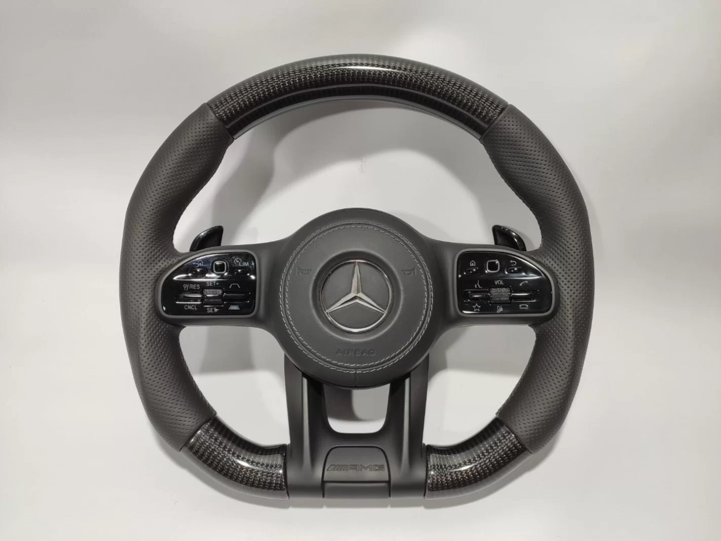 AMG Mercedes-Benz S-Class G-Class S222 W463A Steering Wheel Carbon Leather