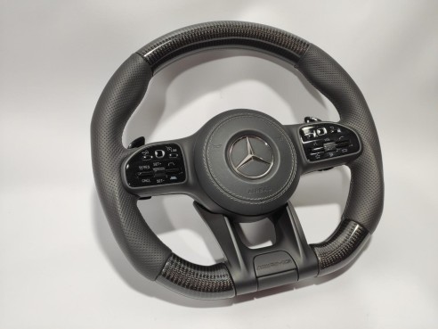 AMG Mercedes-Benz S-Class G-Class S222 W463A Steering Wheel Carbon Leather