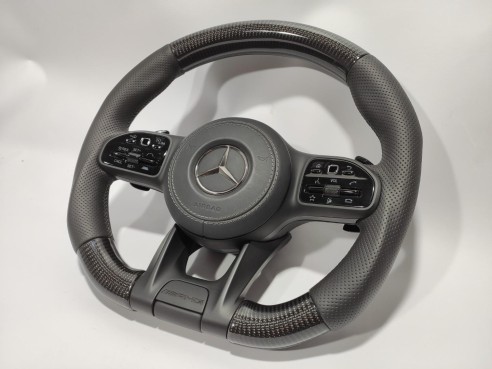 AMG Mercedes-Benz S-Class G-Class S222 W463A Steering Wheel Carbon Leather