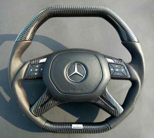 Mercedes-Benz W463 W166 X166 W212 Steering Wheel Carbon Leather