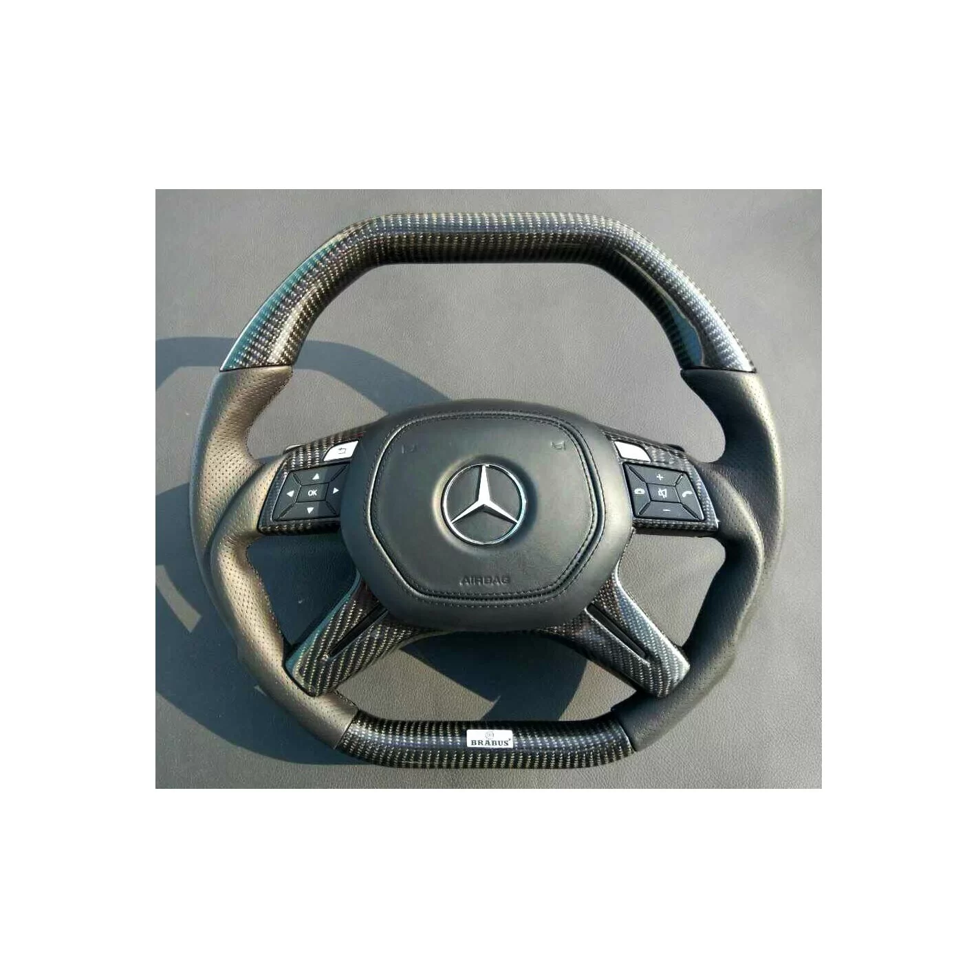 Mercedes-Benz W463 W166 X166 W212 Steering Wheel Carbon Leather