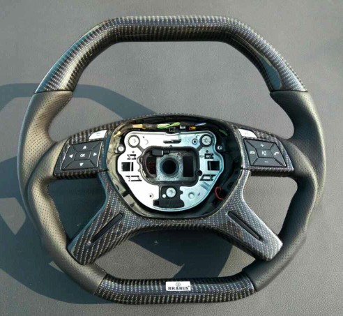 Mercedes-Benz W463 W166 X166 W212 Steering Wheel Carbon Leather