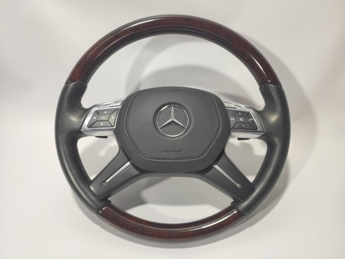 Mercedes-Benz ML GL G-Class E-Class W212 W463 W166 X166 Steering Wheel Wood