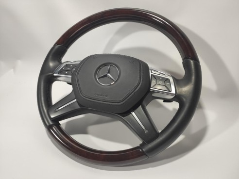 Mercedes-Benz ML GL G-Class E-Class W212 W463 W166 X166 Steering Wheel Wood